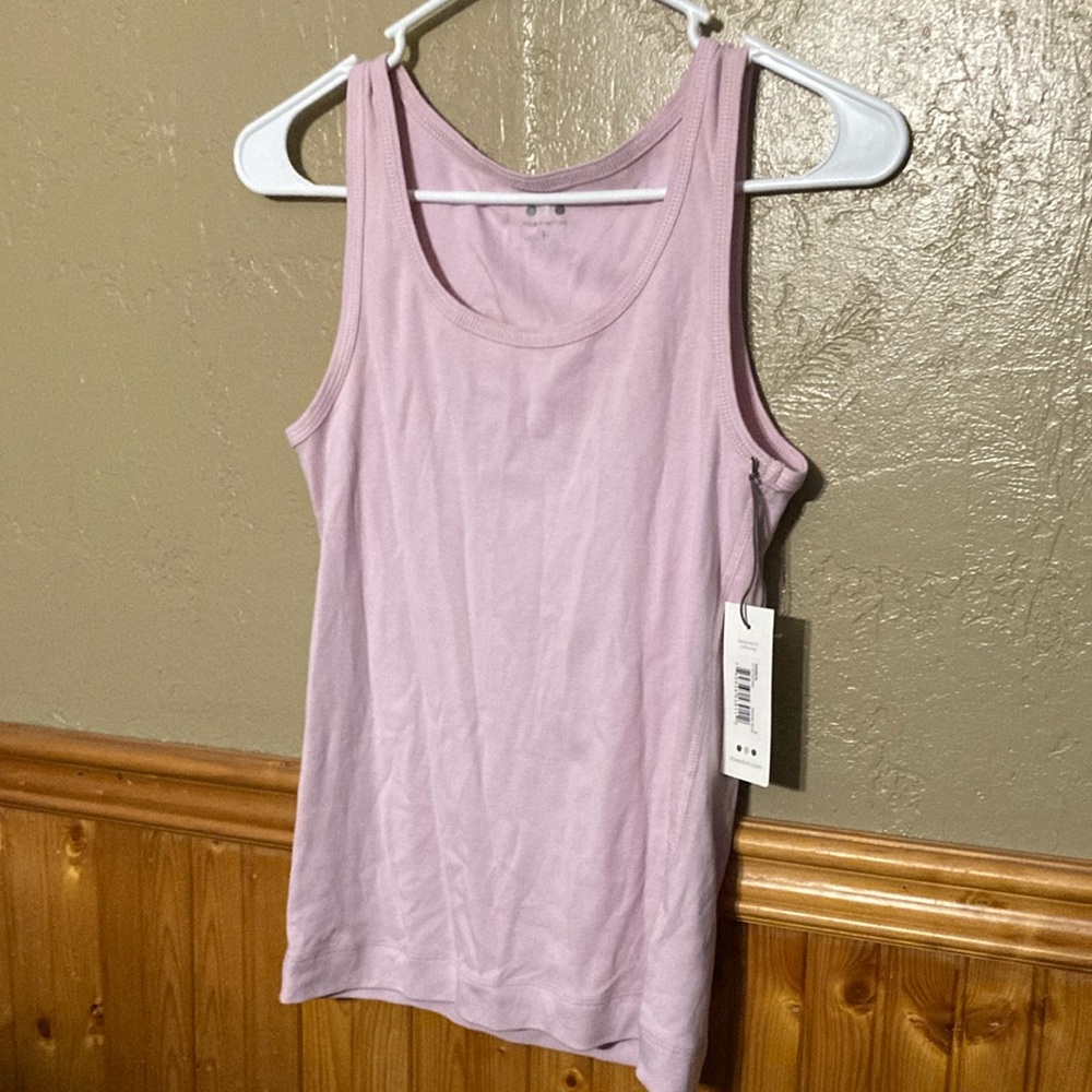 NWT Three Dots Purple Sleeveless Tank Top